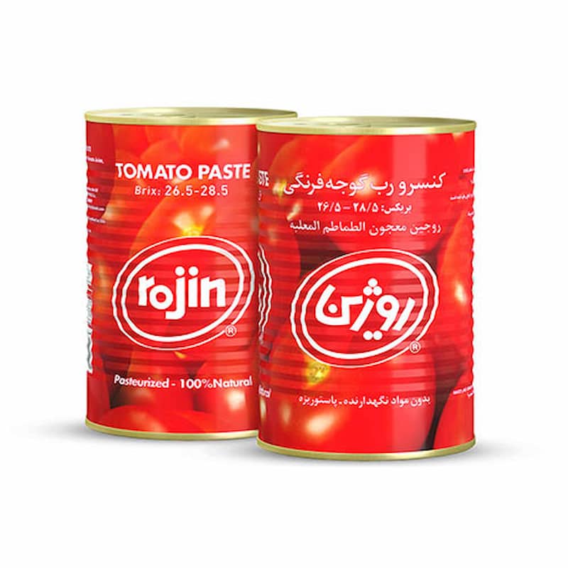 رب گوجه فرنگی روژین با غلظت استاندارد و کیفیت بالا
